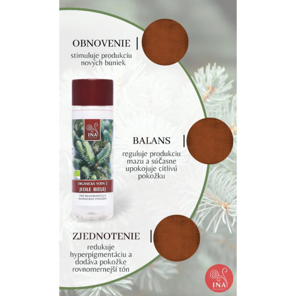 inaessentials organicka voda z jedle bielej prirodno
