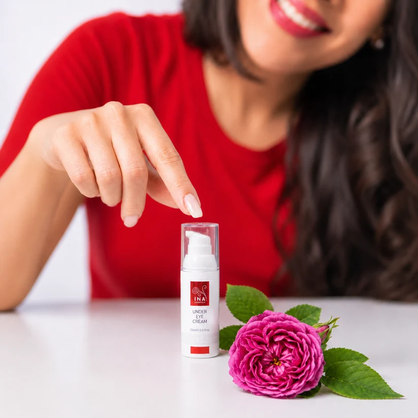 inaessentials ocny krem proti starnutiu rose eye lift